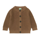 Baby Structure Cardigan - camel - FUB