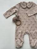 Miffie onesie met kraagje - Smoke gray