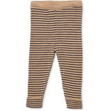 Baby-Leggings aus Merinowolle - Meo - White cream/navy stripe - Konges Slojd