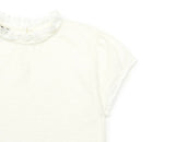 T-shirt met kant - creme - Bonton